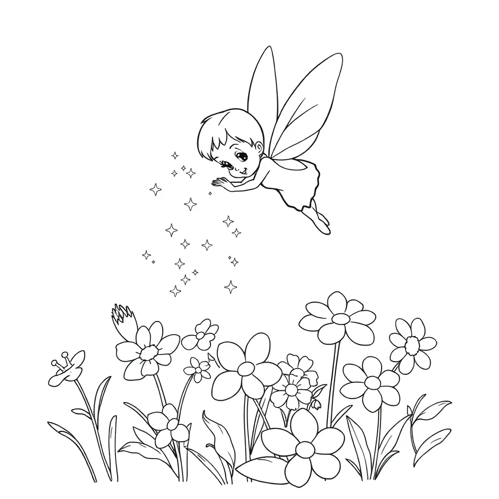 Tinker Bell coloring page