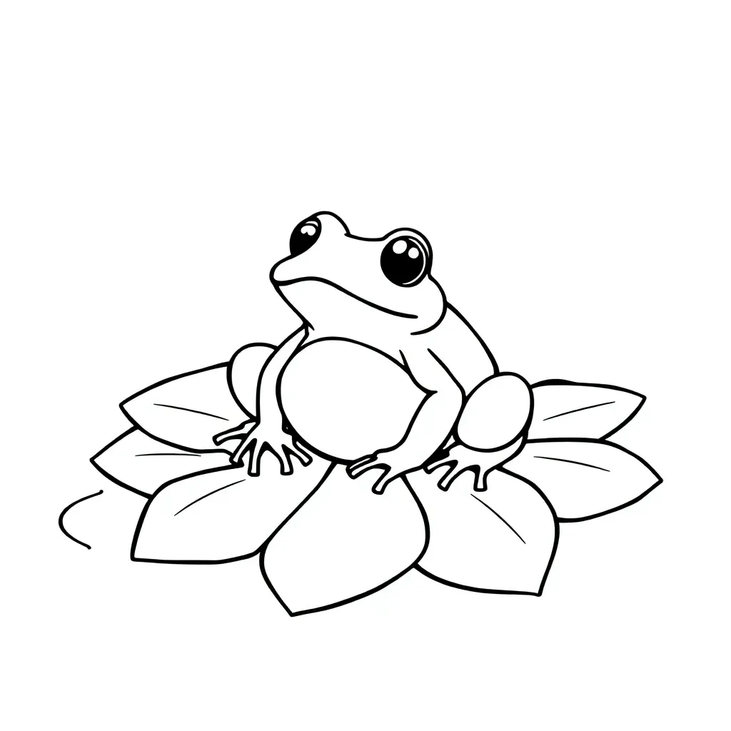 Toad coloring page
