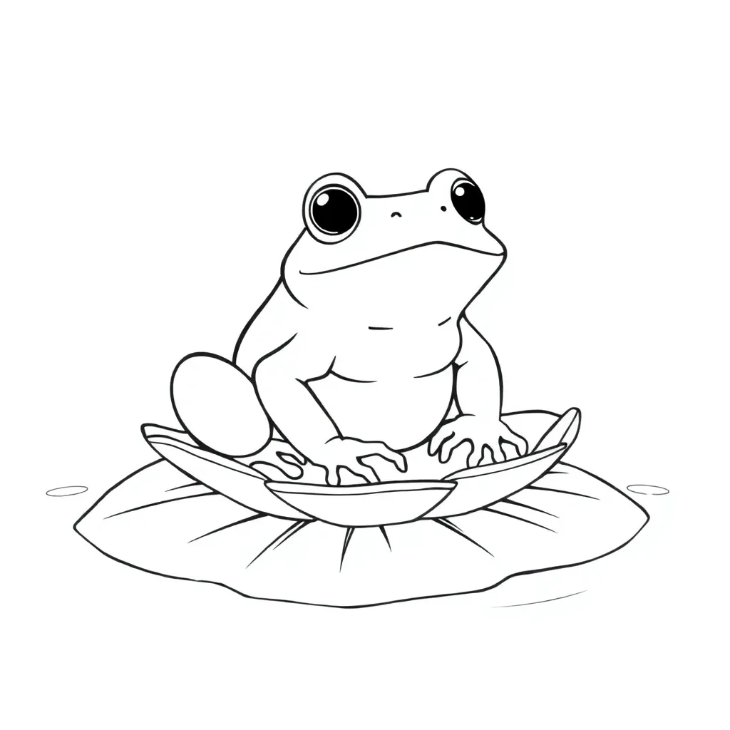 Toad coloring page