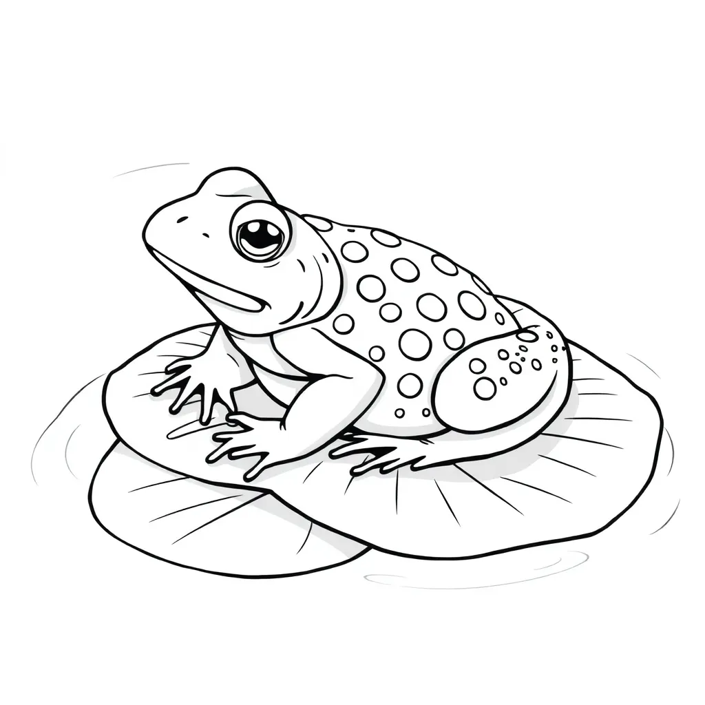 Toad coloring page