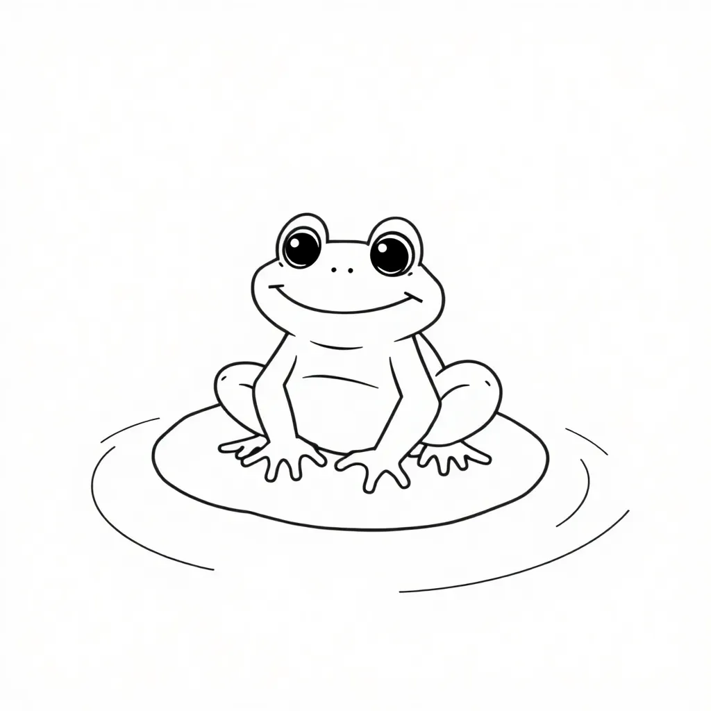 Toad coloring page