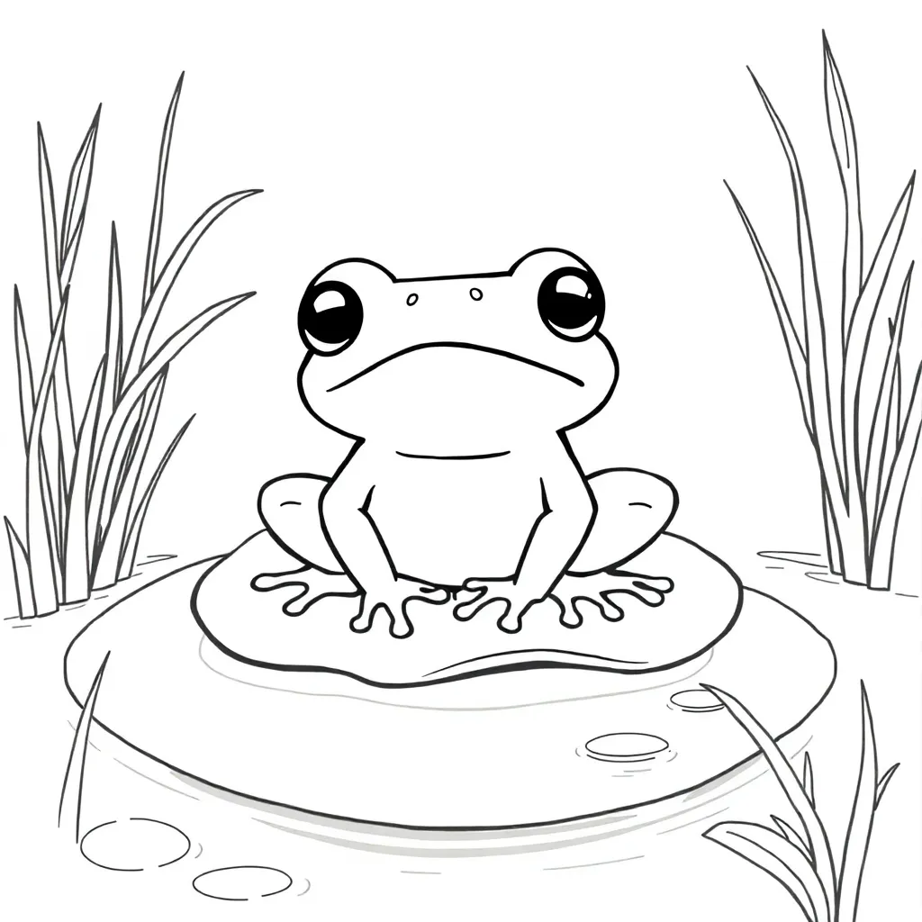 Toad coloring page