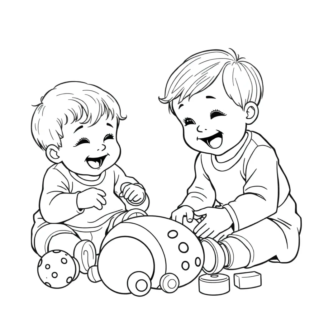 Toddlers coloring page