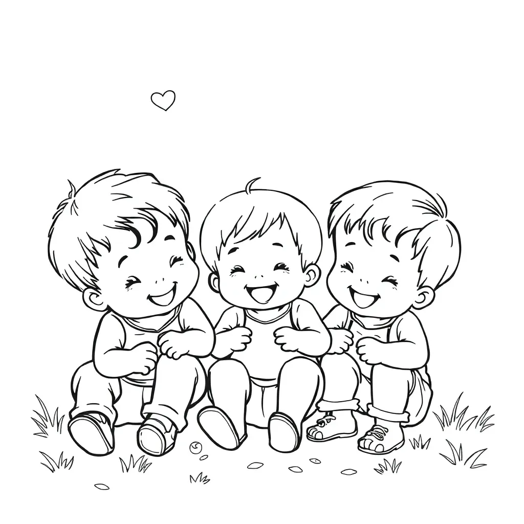 Toddlers coloring page
