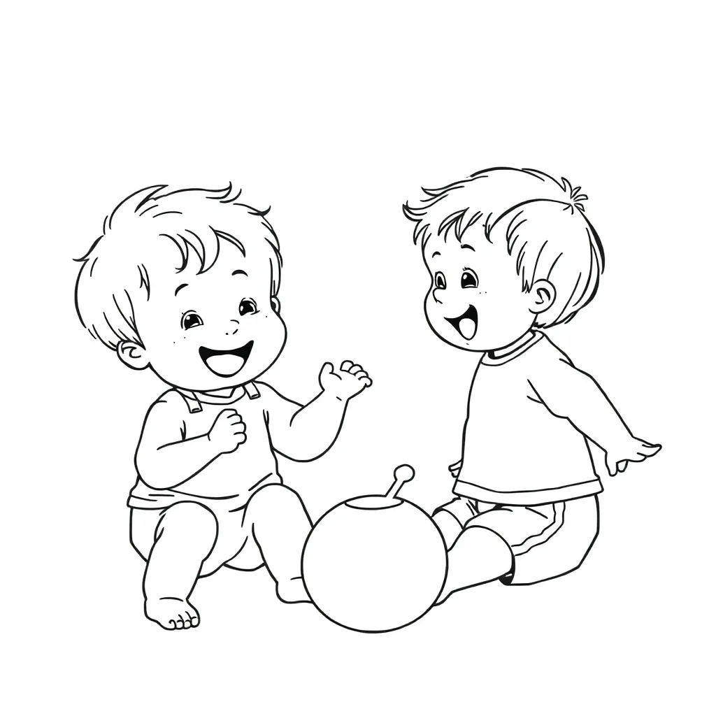 Toddlers coloring page