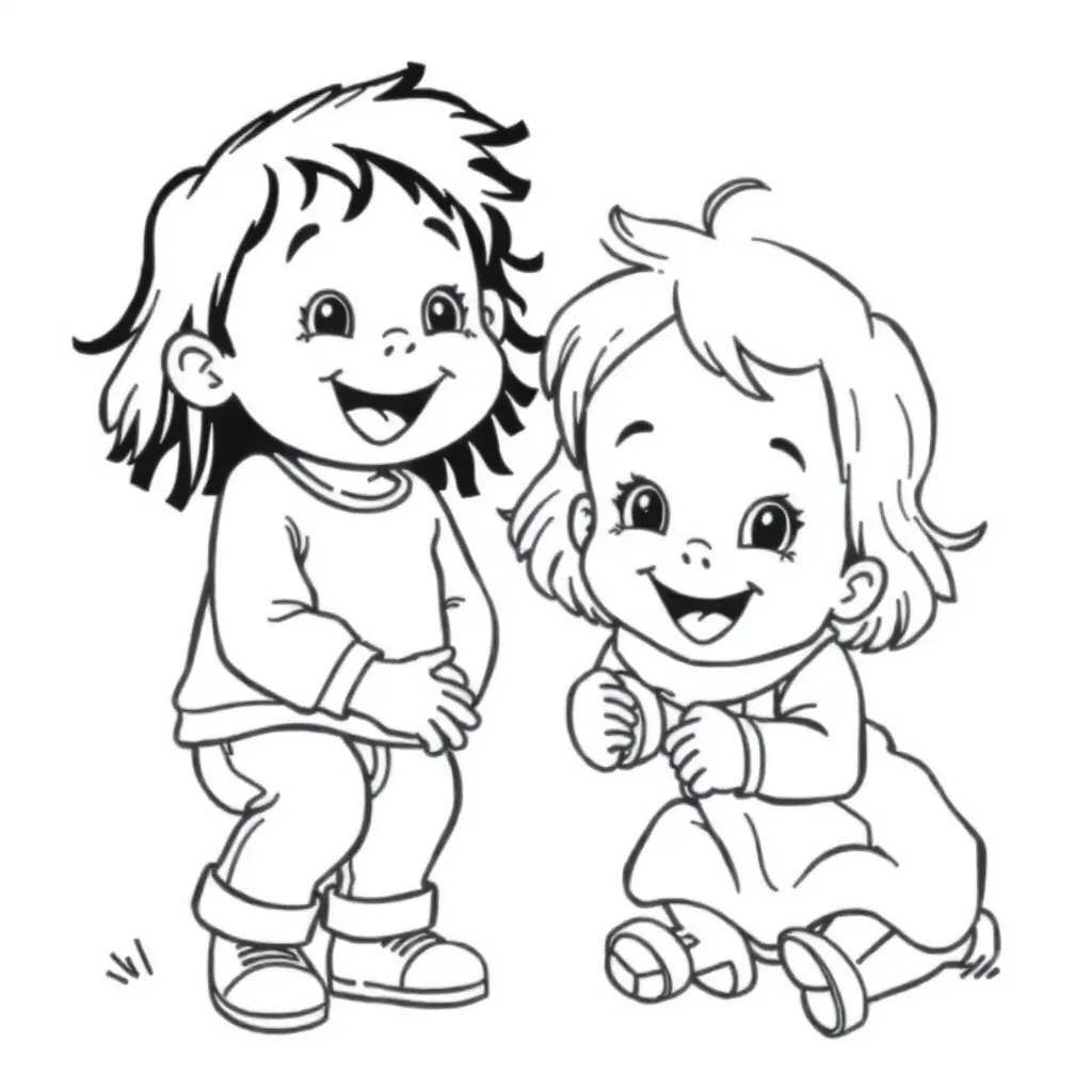 Toddlers coloring page
