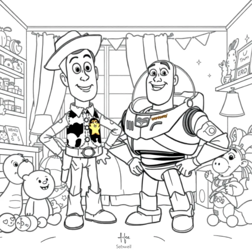 Toy Story coloring page