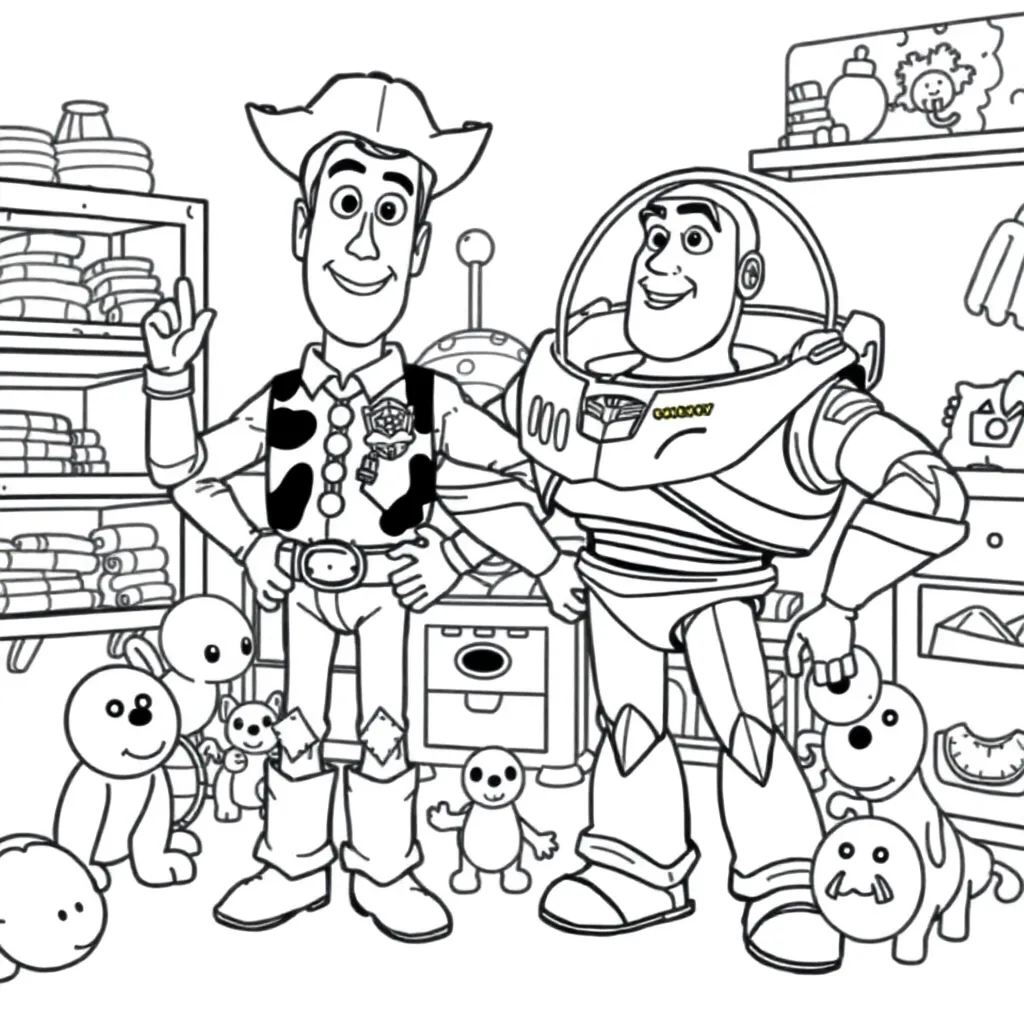 Toy Story coloring page