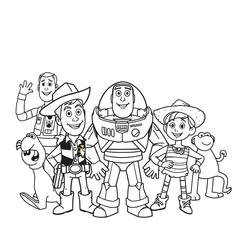 Toy Story coloring page