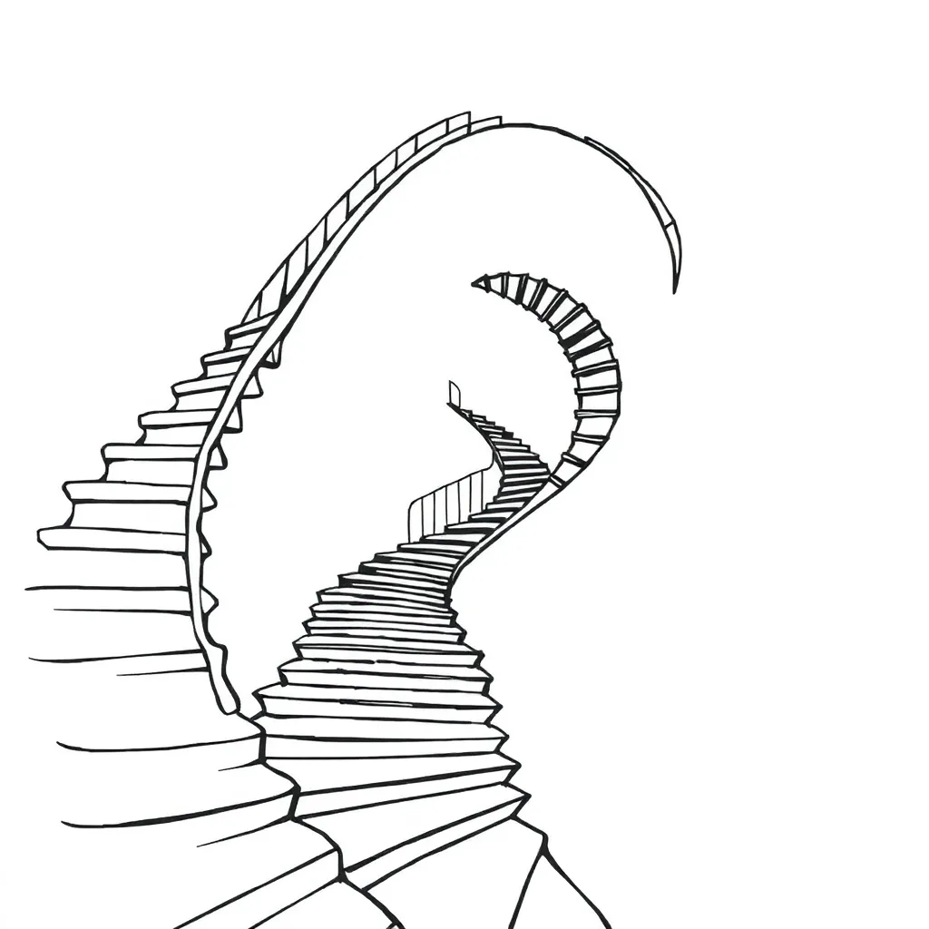 Trippy coloring page
