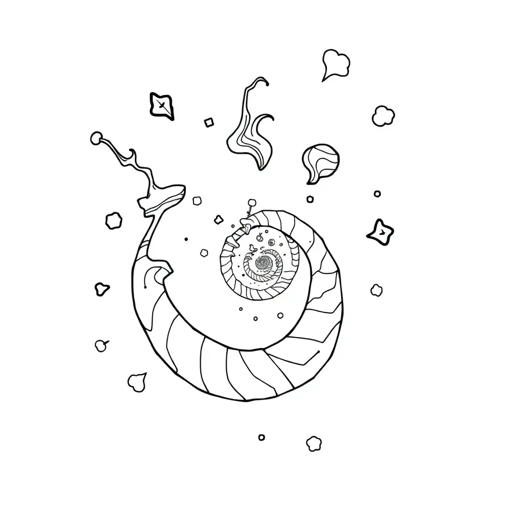 Trippy coloring page