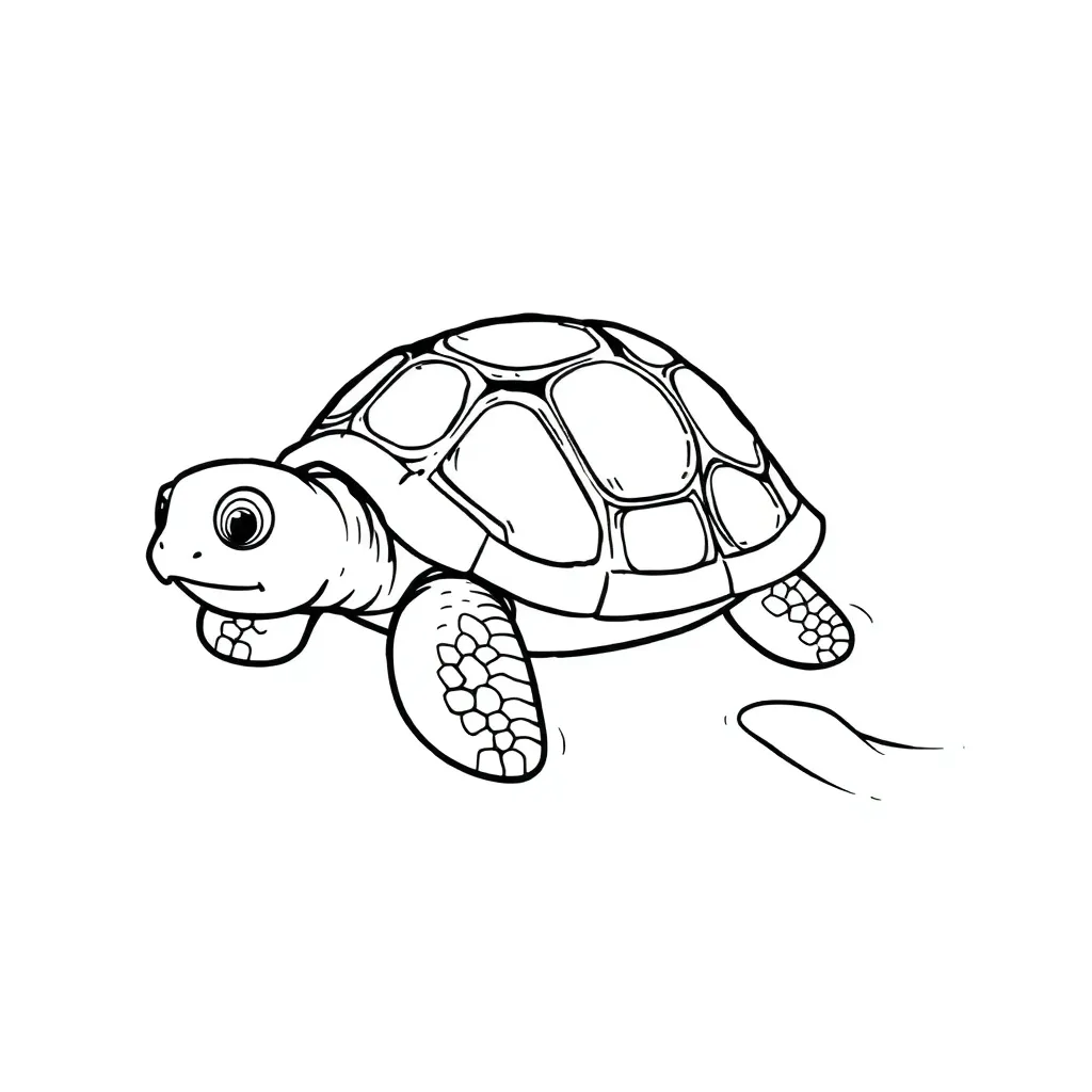 Turtle coloring page