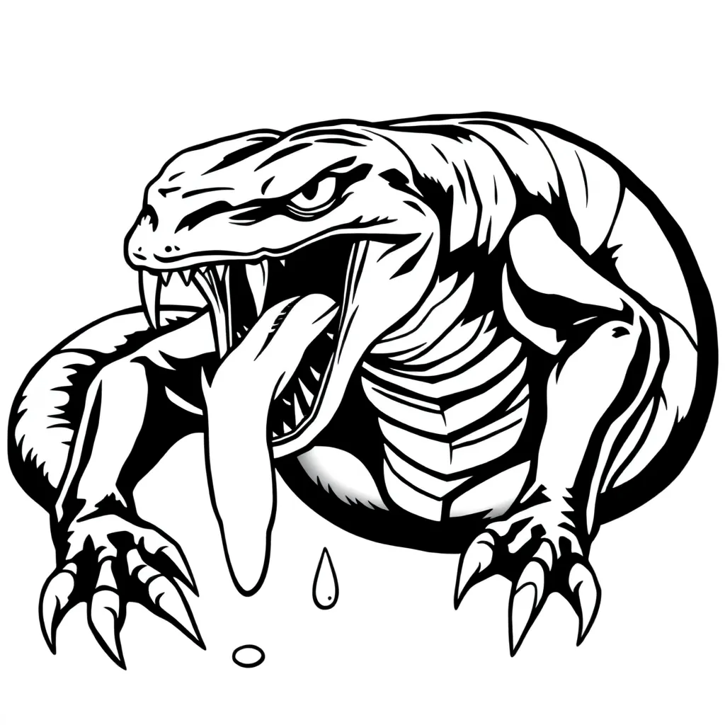 Venom coloring page