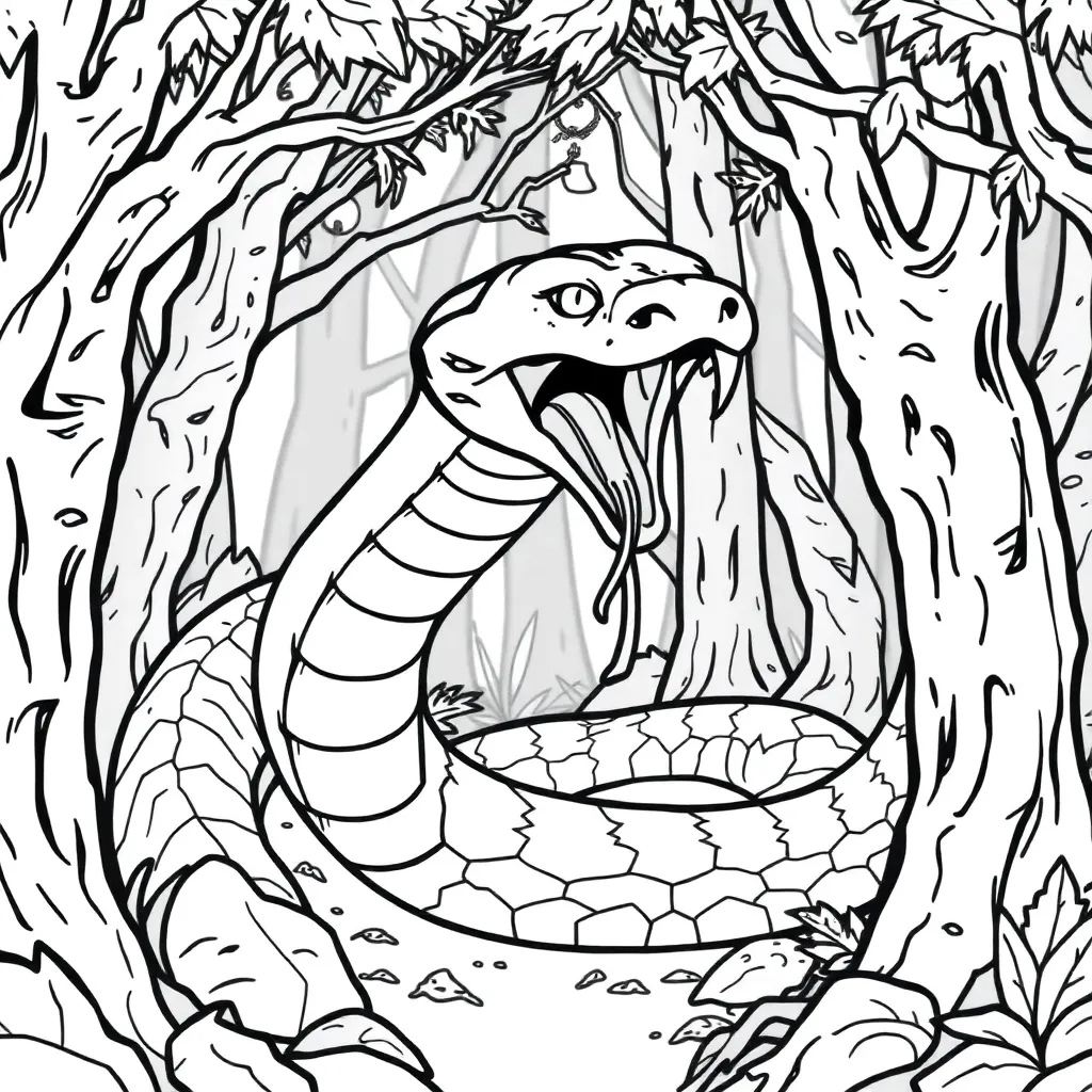 Venom coloring page