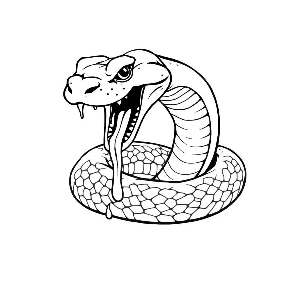 Venom coloring page