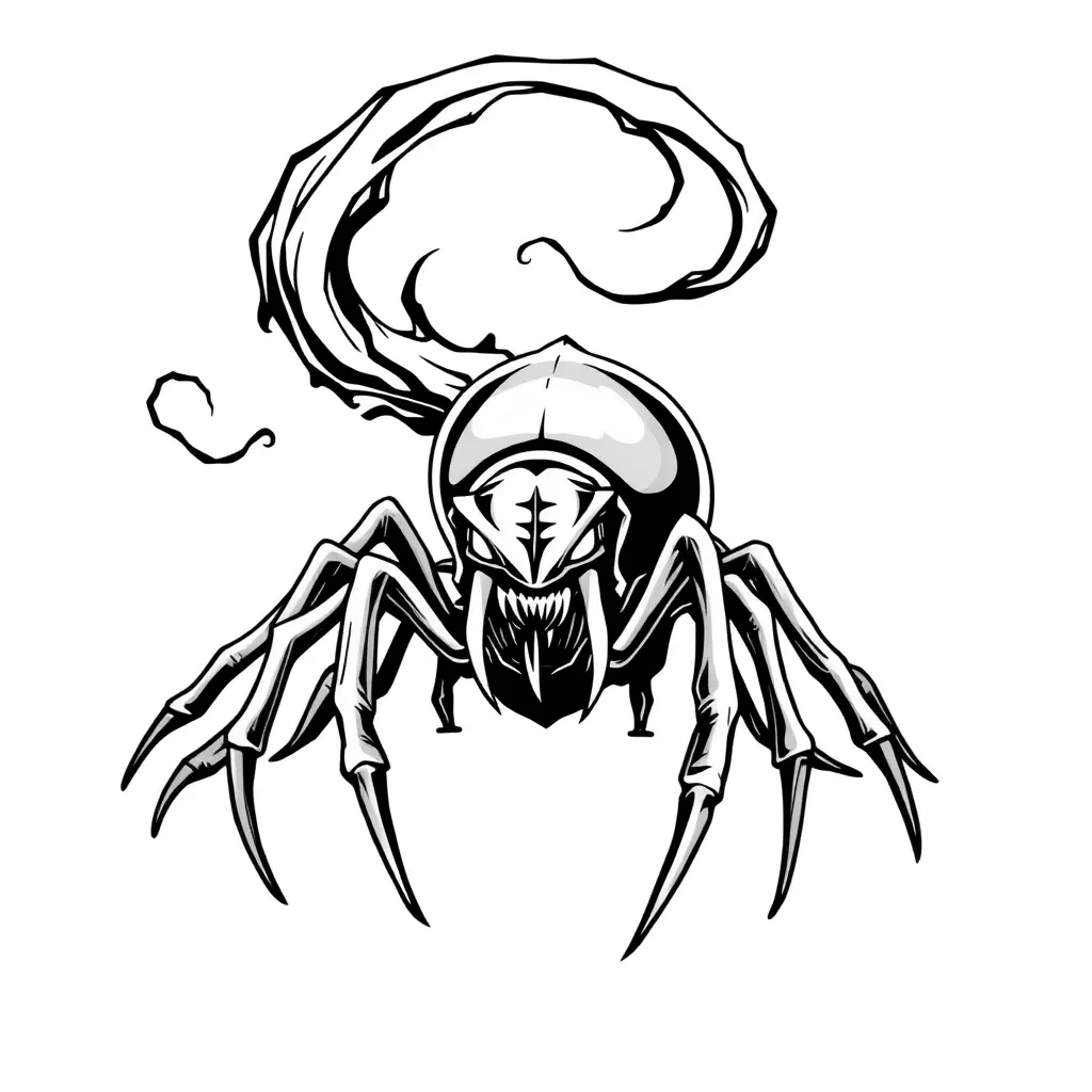 Venom coloring page