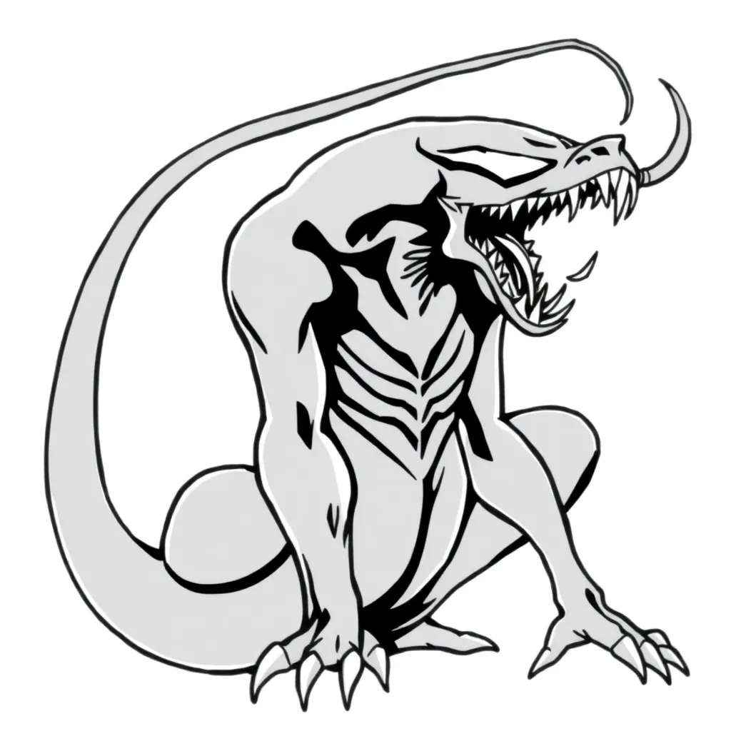 Venom coloring page