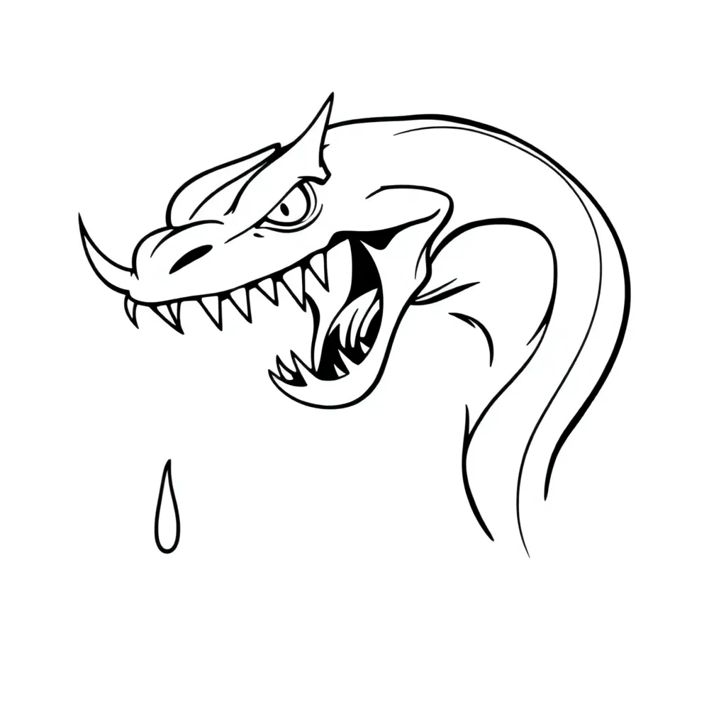 Venom coloring page
