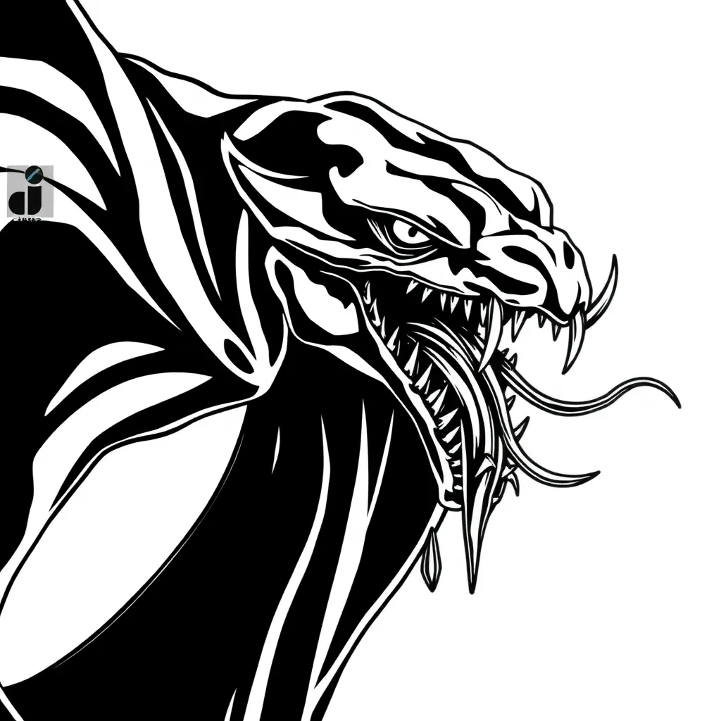 Venom coloring page