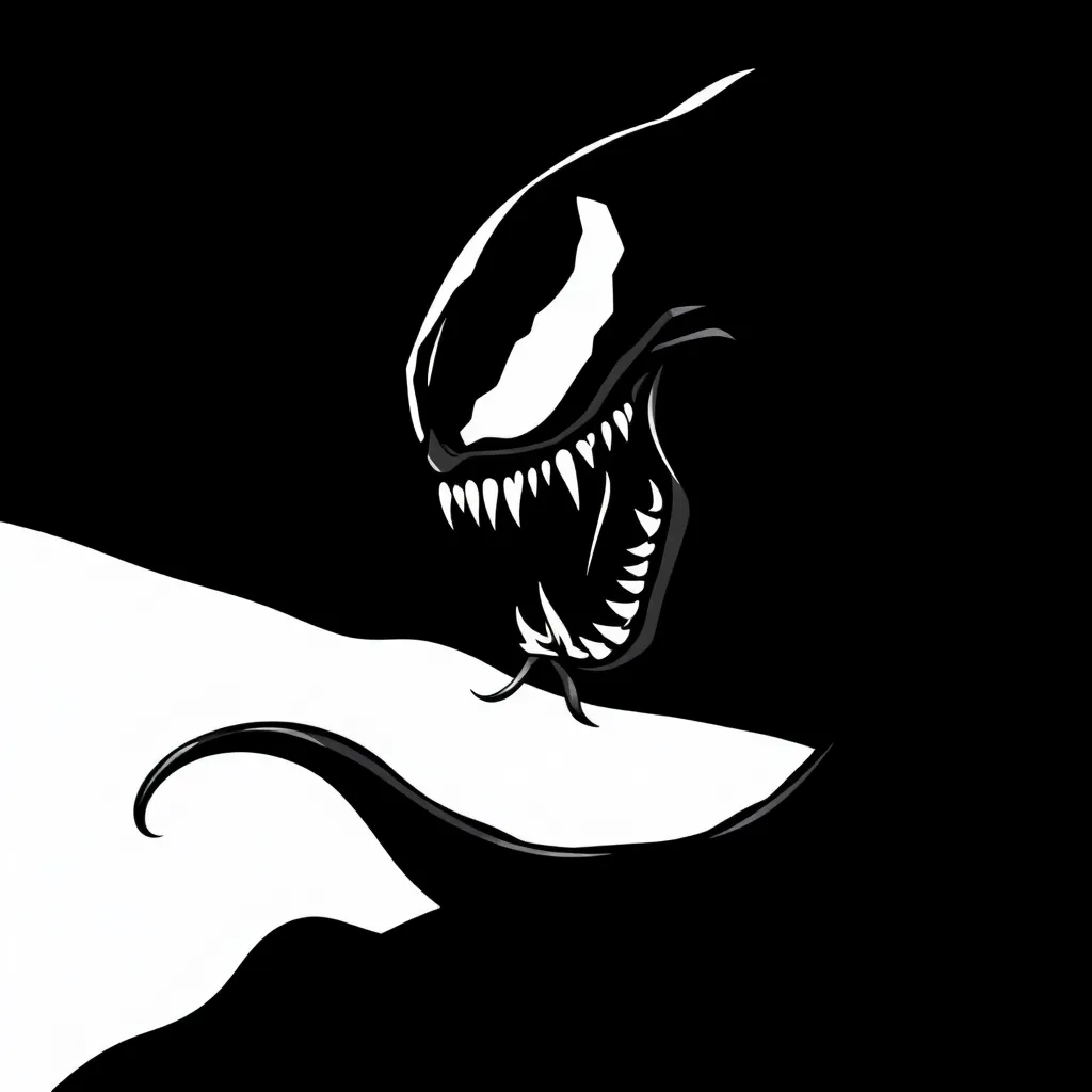 Venom coloring page