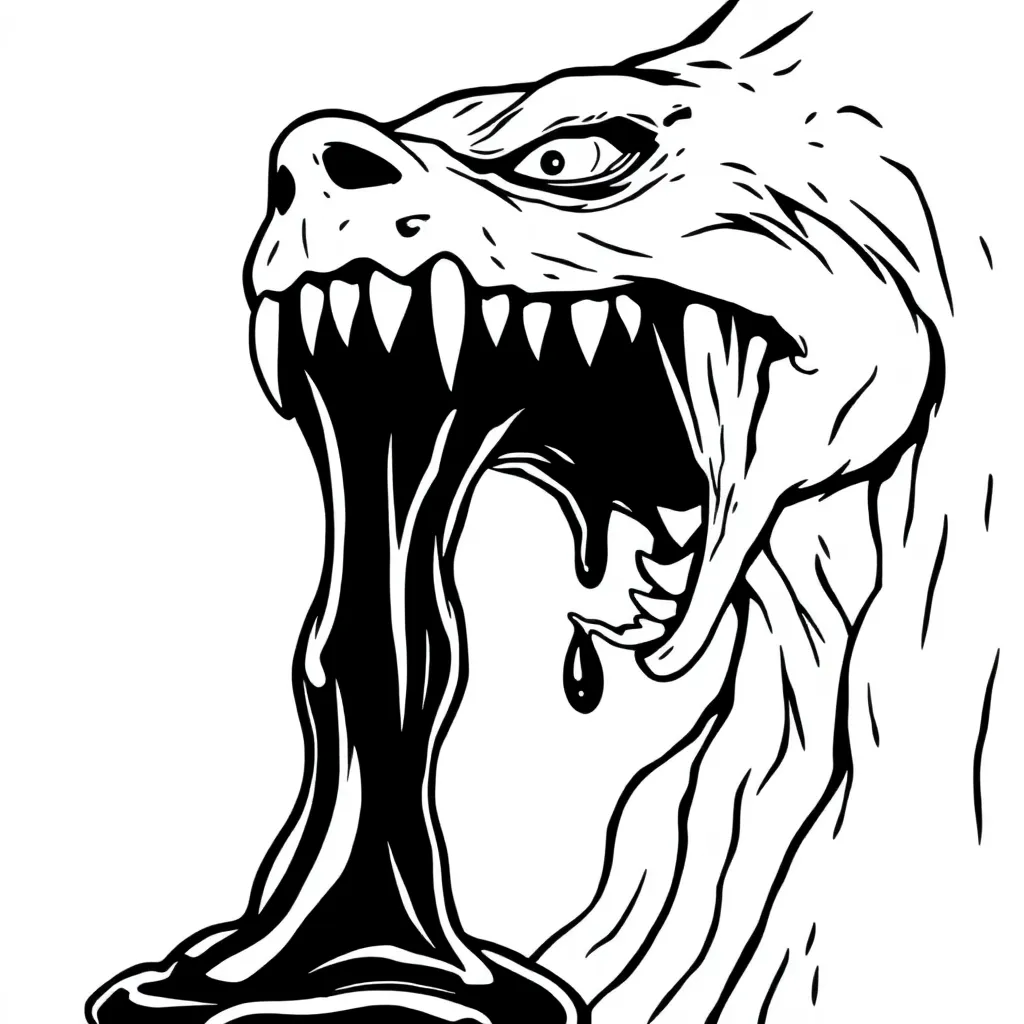Venom coloring page