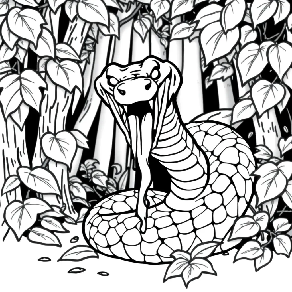 Venom coloring page