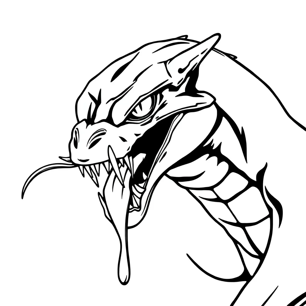 Venom coloring page