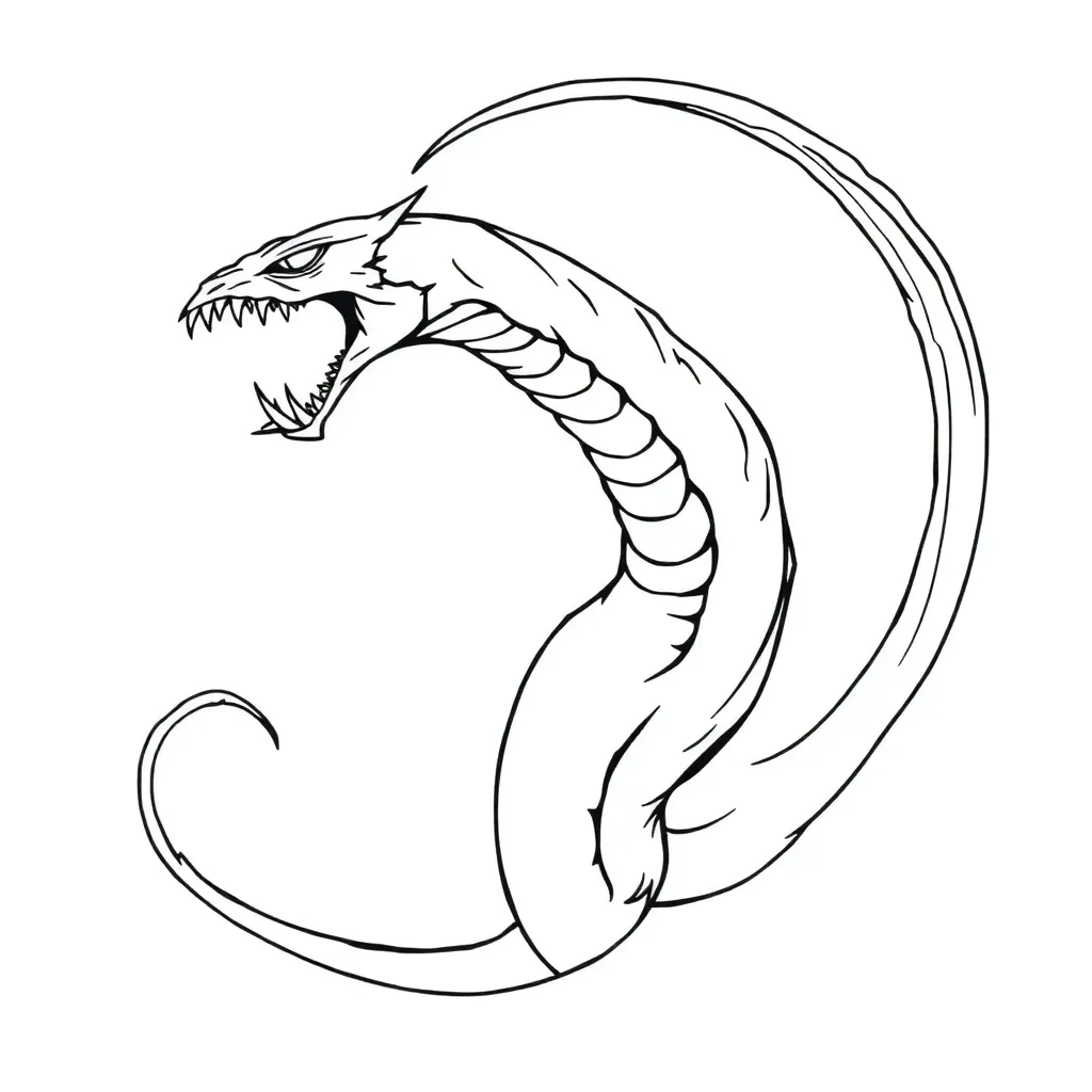 Venom coloring page