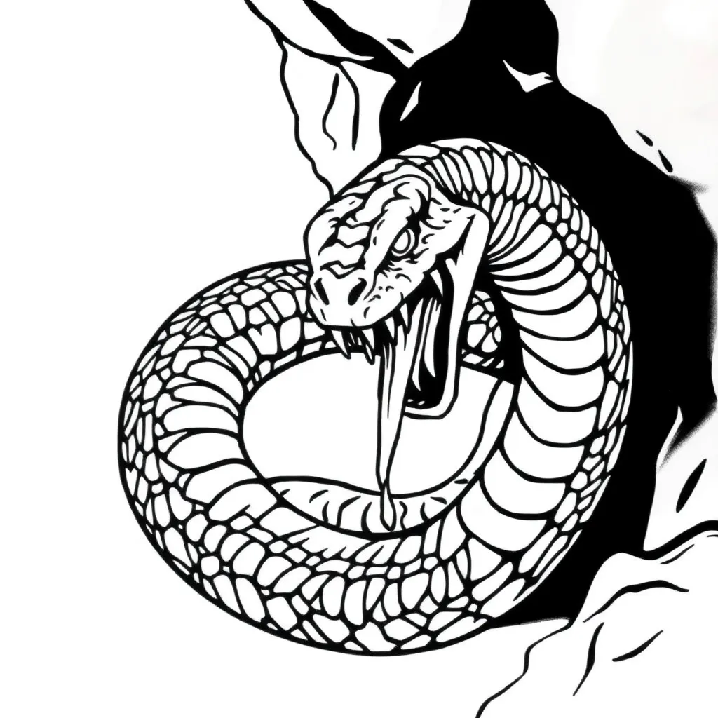 Venom coloring page