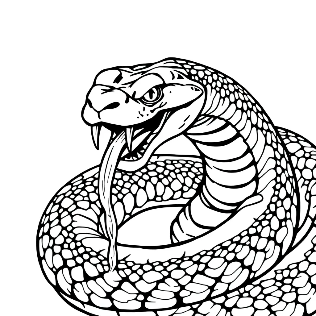 Venom coloring page