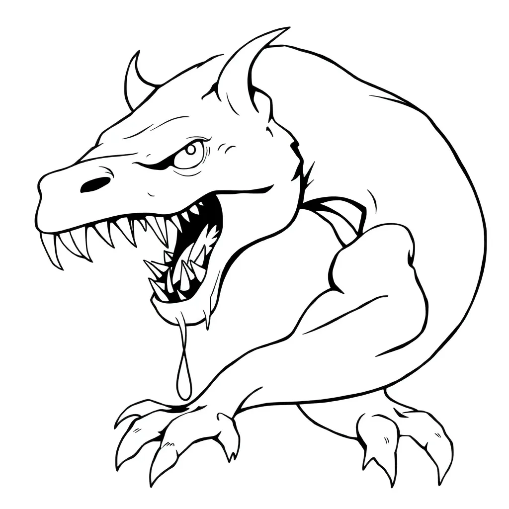Venom coloring page