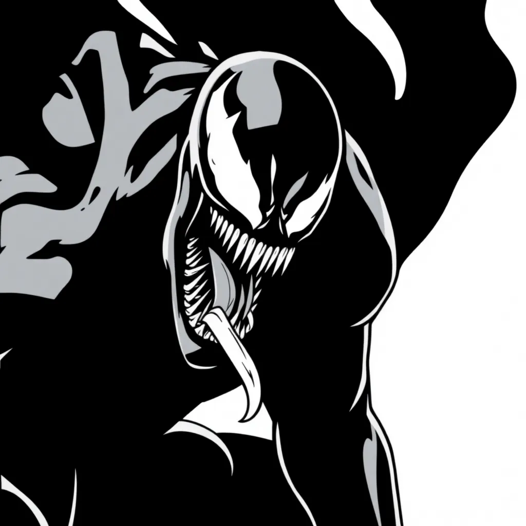 Venom coloring page