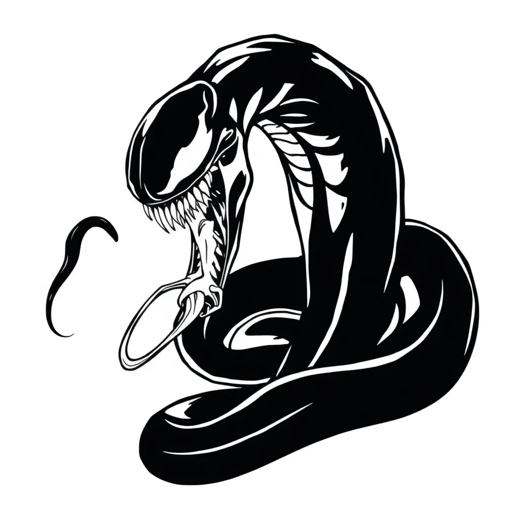 Venom coloring page