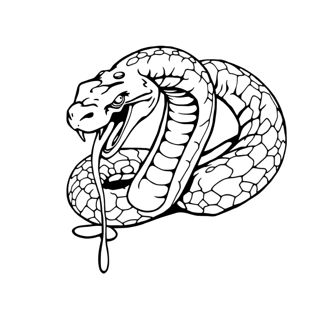 Venom coloring page