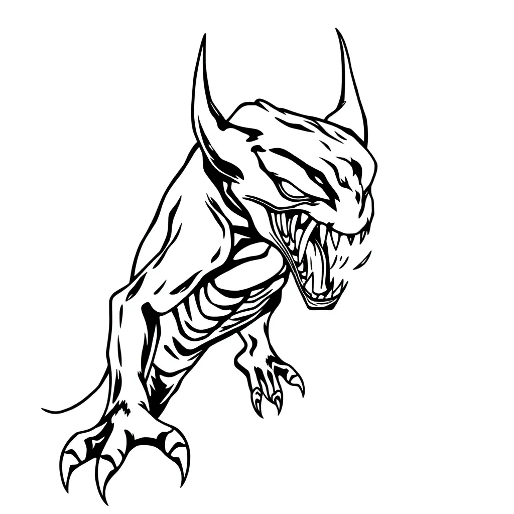Venom coloring page