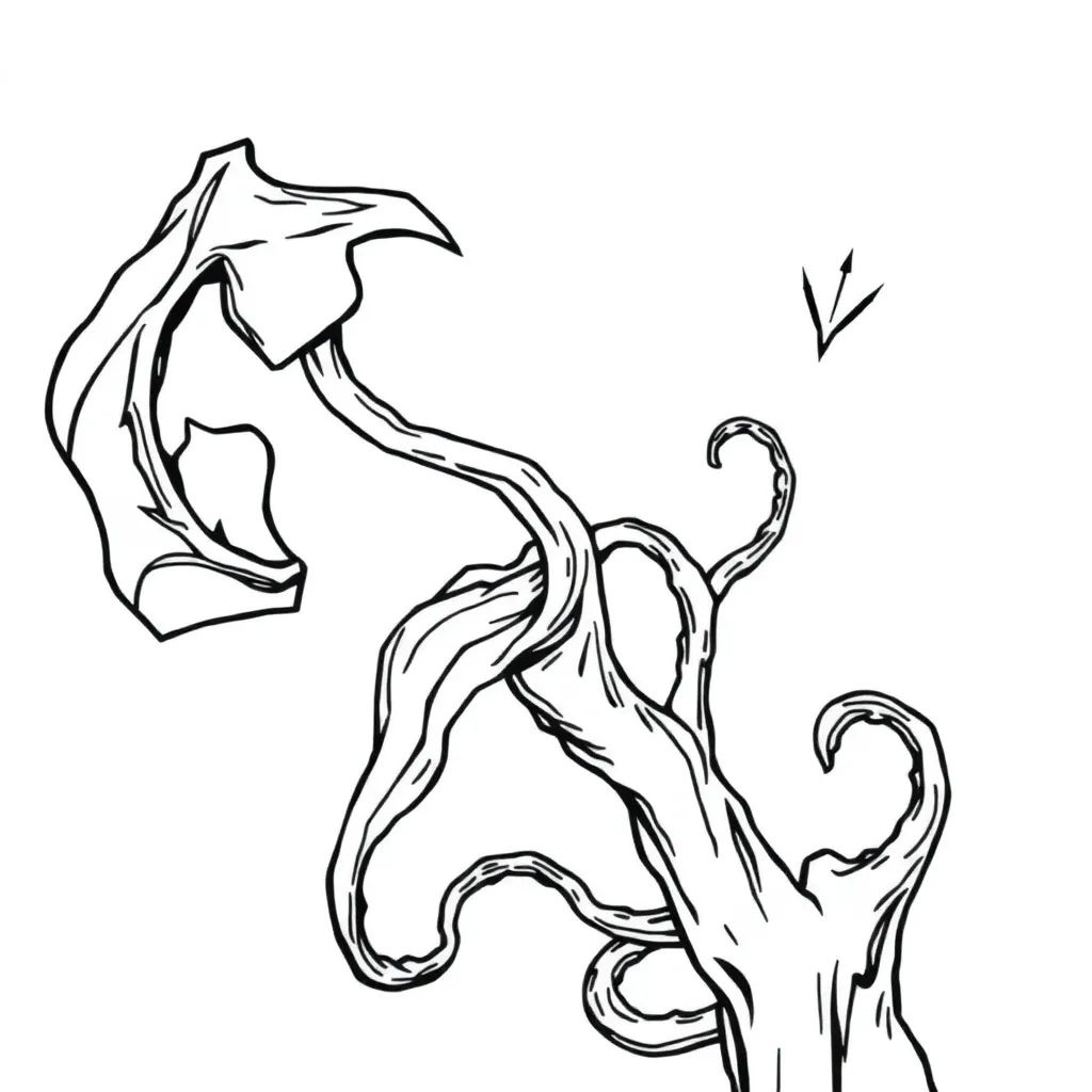 Venom coloring page