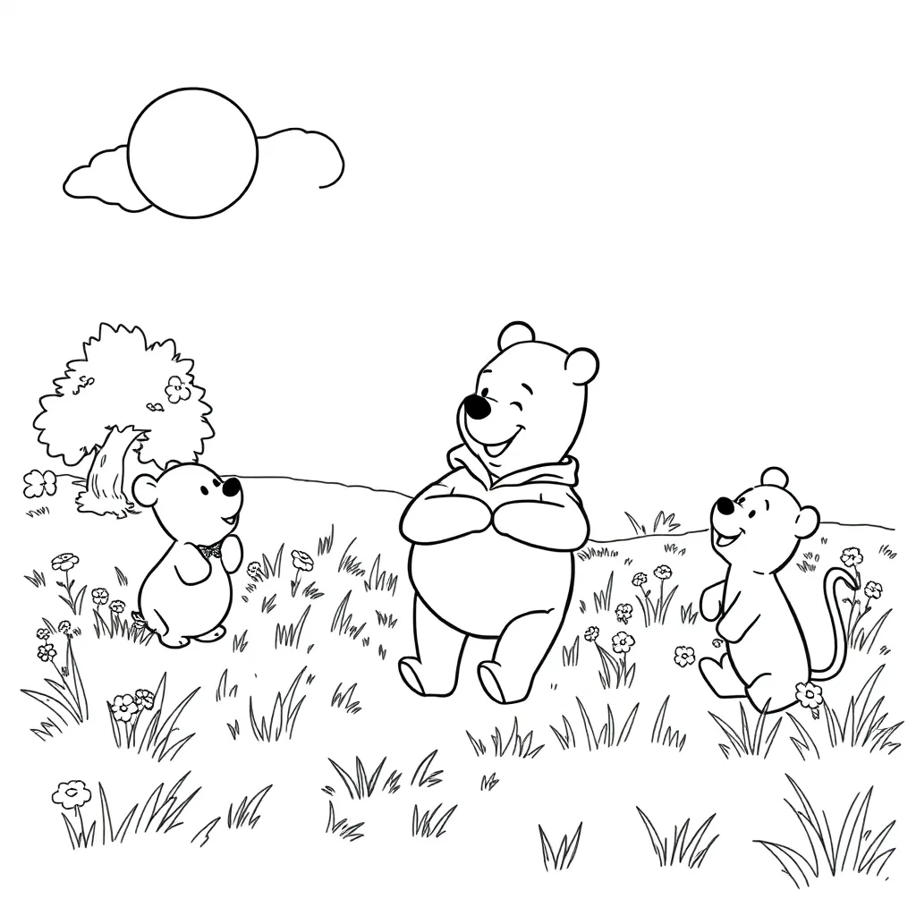 Winnie The Pooh coloring page