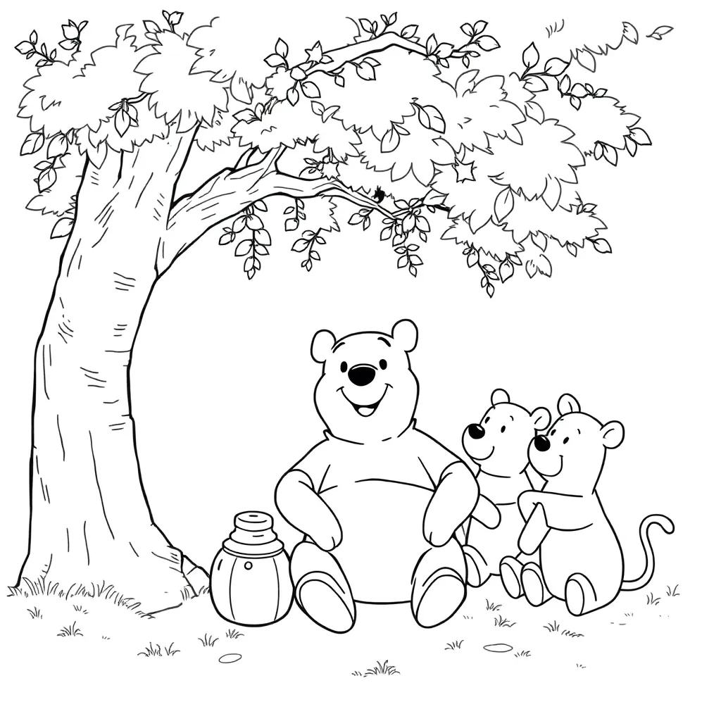 Winnie The Pooh coloring page