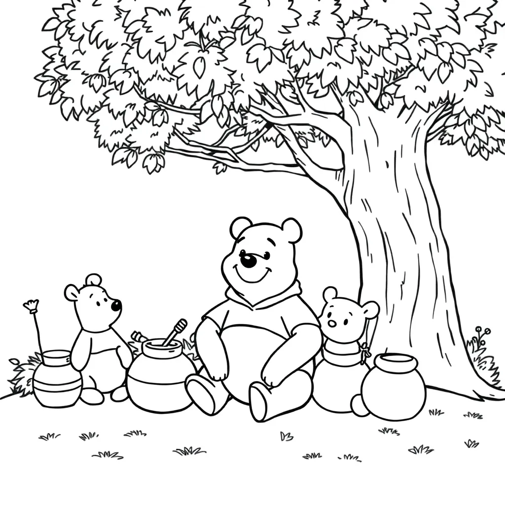 Winnie The Pooh coloring page