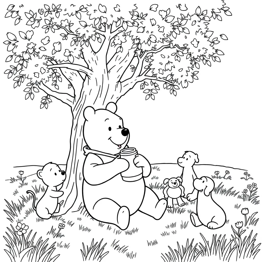 Winnie The Pooh coloring page