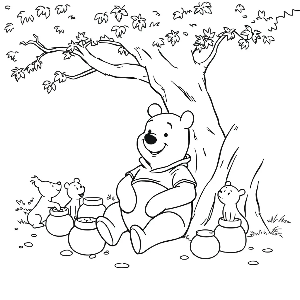 Winnie The Pooh coloring page