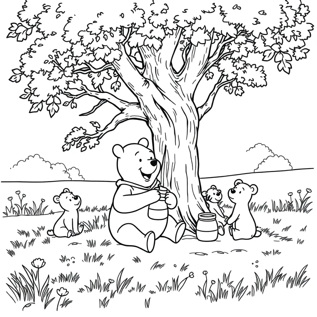 Winnie The Pooh coloring page