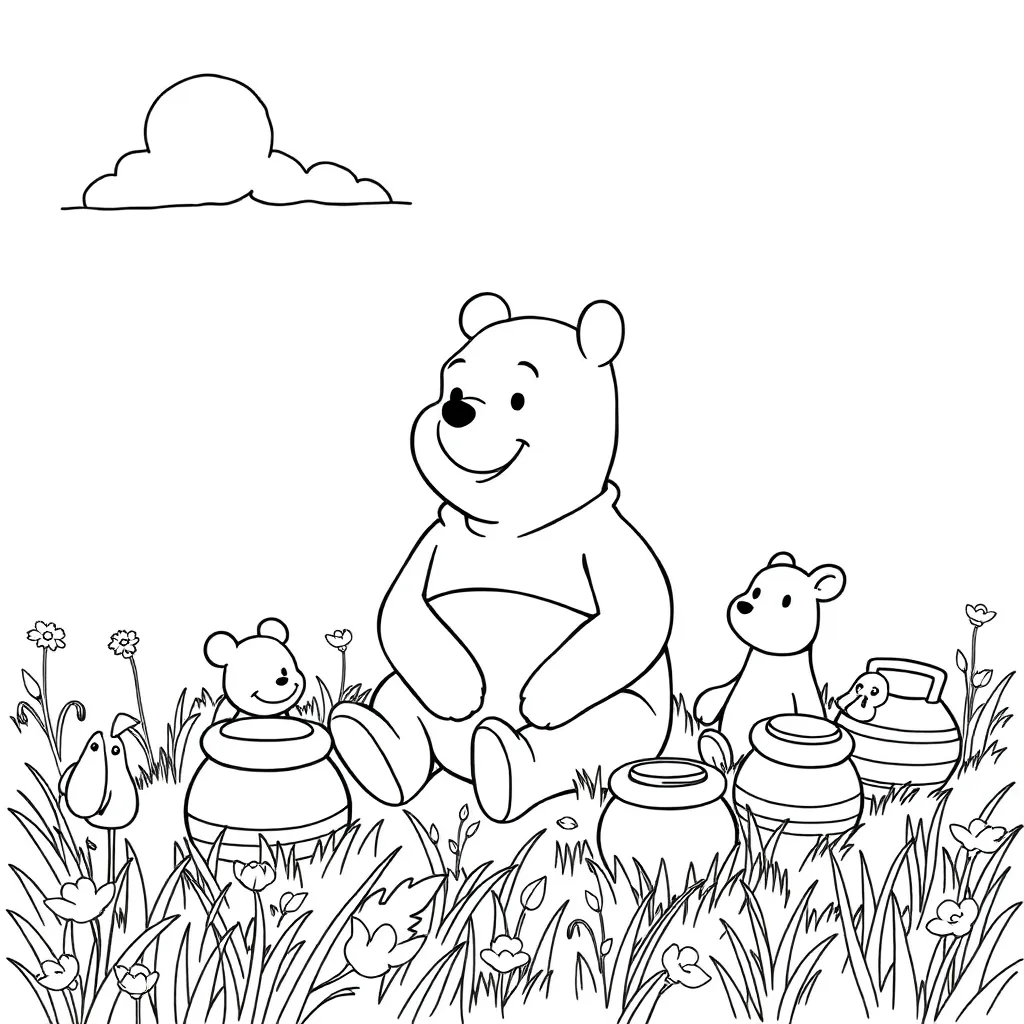 Winnie The Pooh coloring page