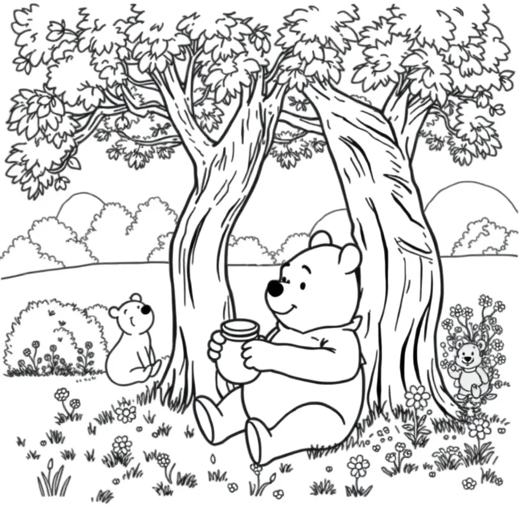 Winnie The Pooh coloring page