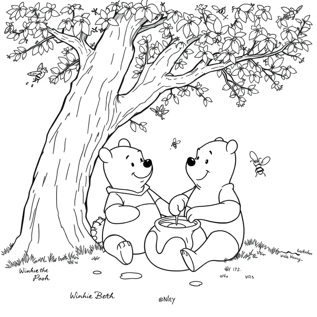 Winnie The Pooh coloring page