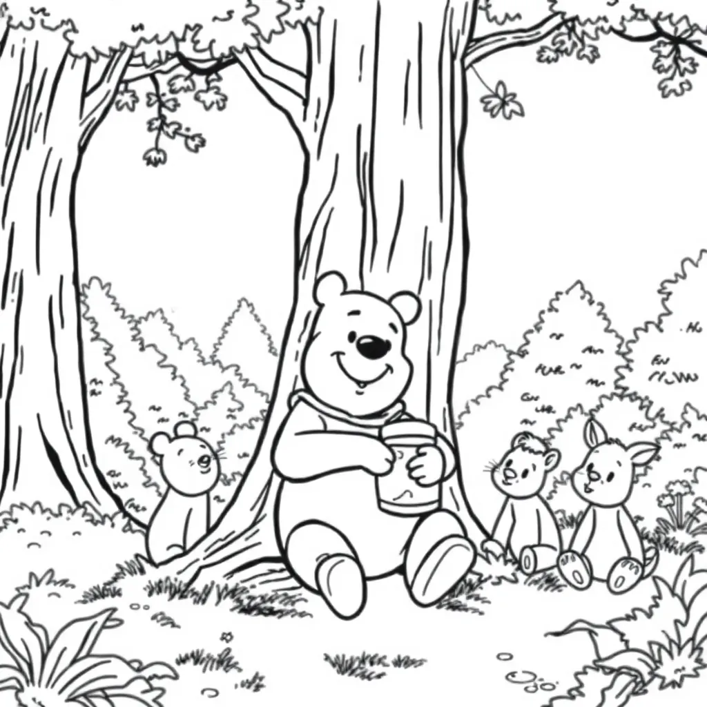 Winnie The Pooh coloring page