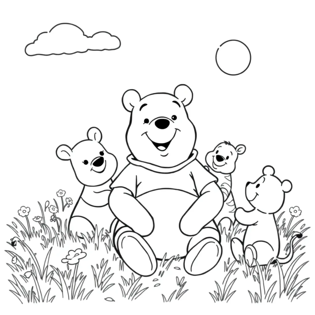 Winnie The Pooh coloring page