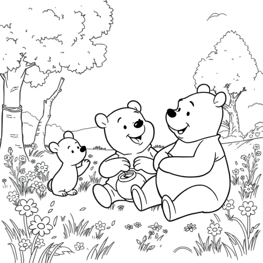Winnie The Pooh coloring page