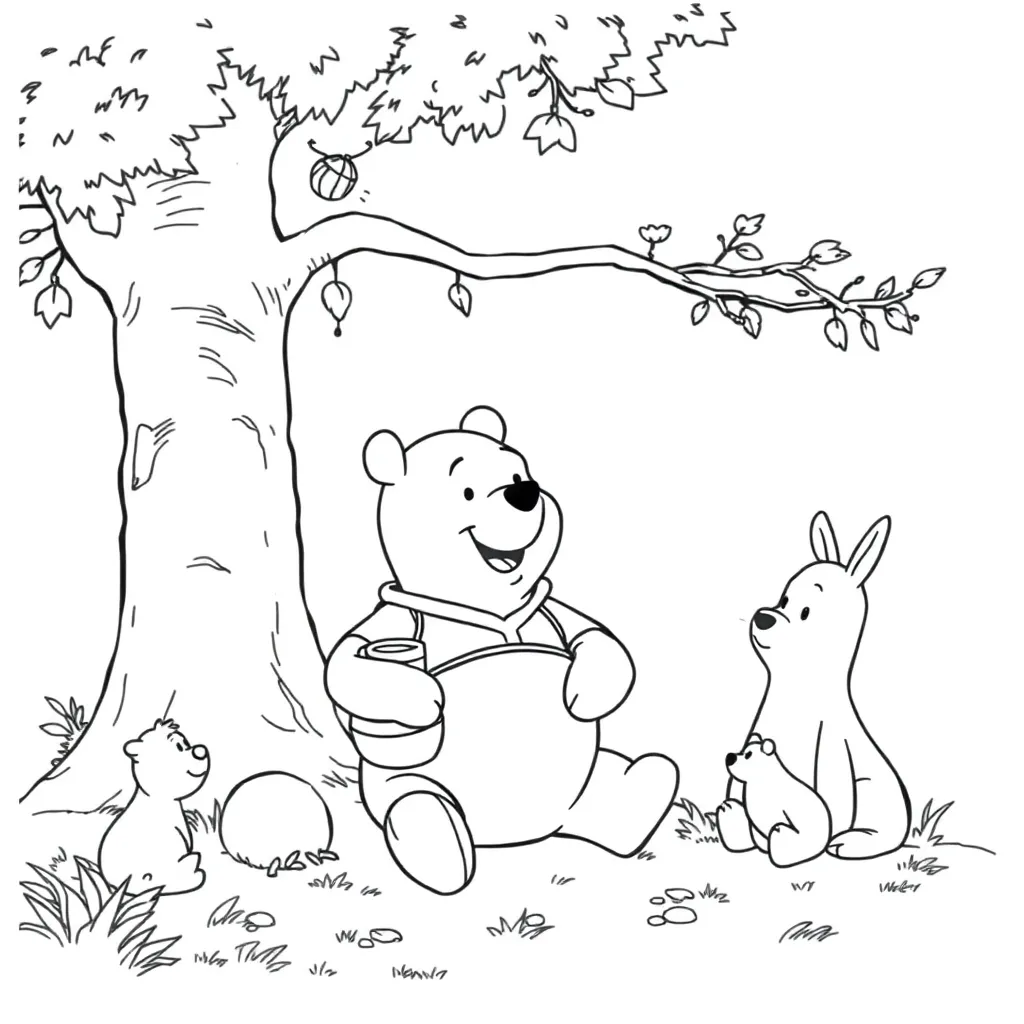 Winnie The Pooh coloring page