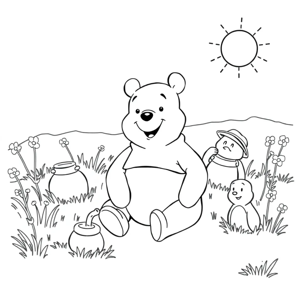 Winnie The Pooh coloring page